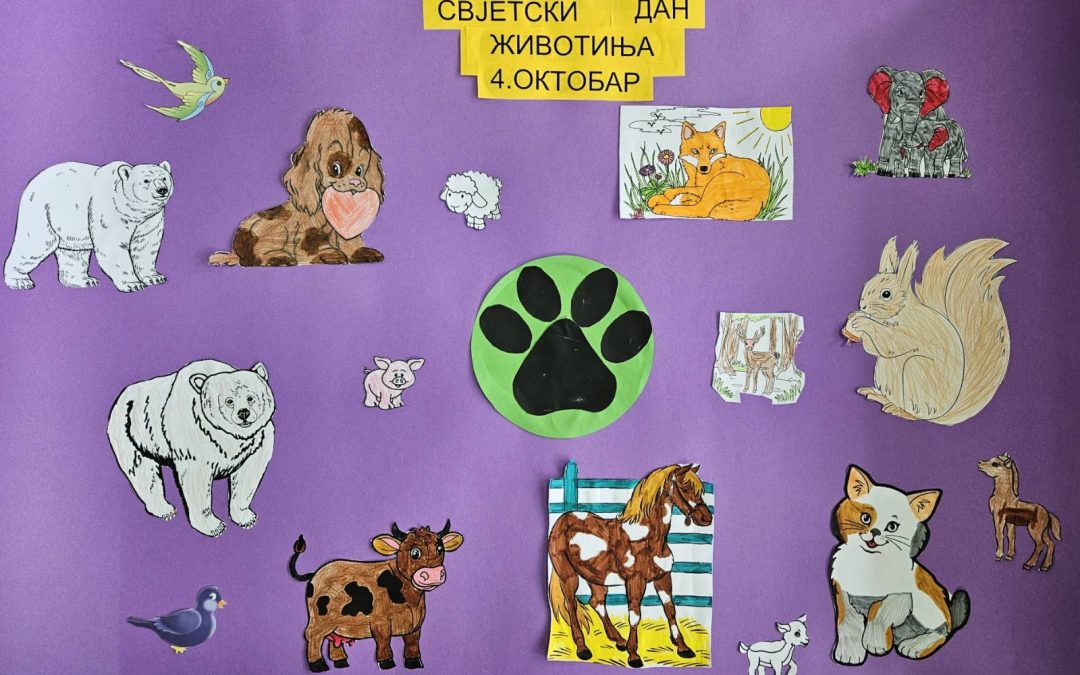 4. октобар – Свјетски дан животиња